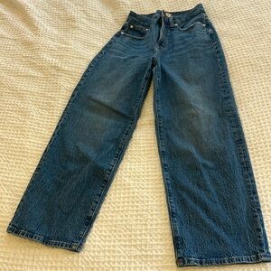 Madewell Perfect Vintage Wide Leg Crop Jean